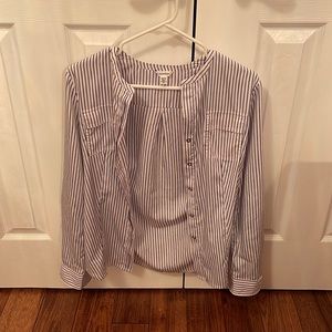 Womens Calvin Klein striped blouse.